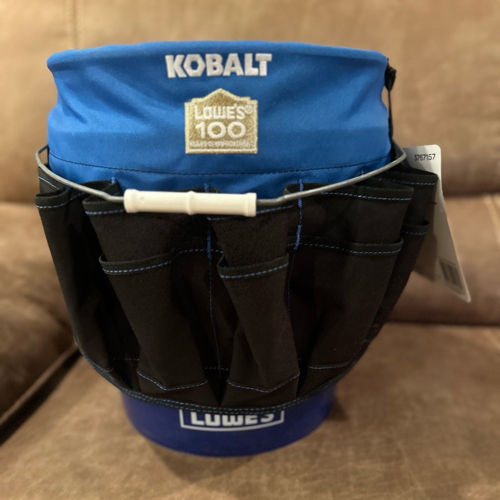 Kobalt Lowe's 100 Bucket & Bucket Tool Organizer NWT